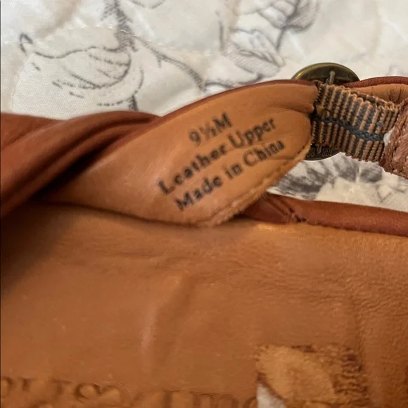 L’Armour Des Peds Women's Brown Leather Sandals - Picture 3 of 7